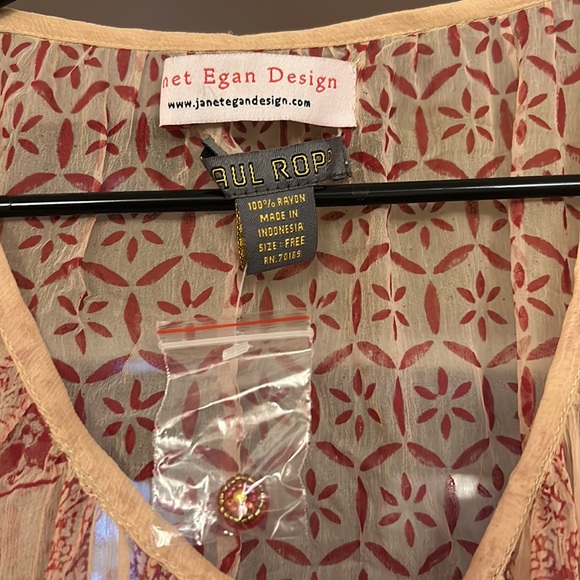 BUNDLE Paul Ropp Women’s Boho Top Free Size - Picture 3 of 3